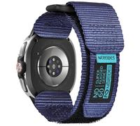 Nereides Bracelet de montre compatible avec Samsung Galaxy Watch8 40/44 mm, Watch 8 Classic 46 mm pour homme et femme, bracelet de rechange réglable en nylon (bleu)