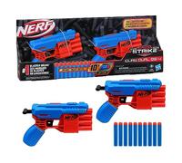 Nerf Alpha Strike Claw Dual QS-4 Blaster Set - Comprend 2 Blasters et 10 fléchettes Officielles Nerf Elite - Chaque Blaster Tire 4 fléchettes dans Une rangée