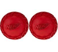 Nerf Balle Pneu avec Sifflet pour Chien Taille M Coloris aléatoire (Lot de 2)