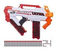 Nerf Blaster entièrement motorisé ultra rapide, 24 fléchettes AccuStrike, utilise des fléchettes ultra