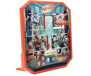 Nerf Bot Arena Clash Electronic Target Game Jeu interactif de fléchettes en Mousse avec Effets sonores, écran de Score et 4 Modes de Jeu Wilder Toys