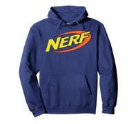 Nerf Classic Logo Sweat à Capuche, Unisexe pour Adultes, Bleu Marine, XL
