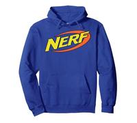 Nerf Classic Logo Sweat à Capuche, Unisexe pour Adultes, Bleu Royal, L
