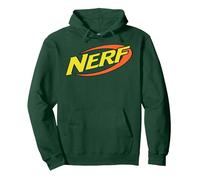 Nerf Classic Logo Sweat à Capuche, Unisexe pour Adultes, Vert Forêt, XL