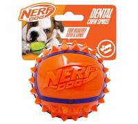 Nerf Dog Balle à Picots en Caoutchouc thermoplastique Bicolore, Taille L