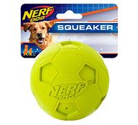 Nerf Dog Balle couineur de Football Vert Taille L 10,2 cm