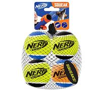 Nerf Dog Lot de 4 balles de tennis 2,5 cm
