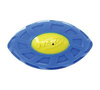 Nerf Dog Micro Squeak Exo Football 15 CM Jouet Pour Bleu/Jaune Avec Couineur