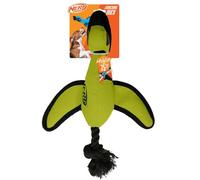 Nerf Dog Trackshot Canard Lanceur Jouet pour Chien 41,5 cm Jouet à rapporter pour Chiens de Taille Moyenne et Grande Vert