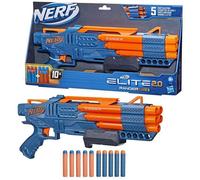 Nerf Elite 2.0, blaster à pompe Ranger PD-5, tir à 5 canons, 10 fléchettes Nerf Elite, facile à utiliser, rangement