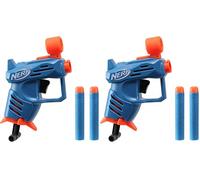 Nerf Elite 2.0, Blaster Ace SD-1, 2 fléchettes Nerf Elite, Rangement pour 1 fléchette, poignée d'amorçage (Lot de 2)