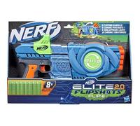 NERF - Elite 2.0 - Blaster Flipshots Flip -8 avec 2 fois 4 canons pivotants - capacité de 8 fléchettes - 8 fléchettes NERF -