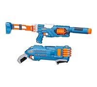 Nerf Pack de blasters Elite 2.0 Double Defense – 2 blasters, 40 fléchettes