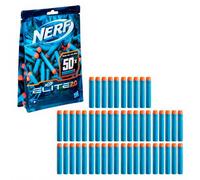 Nerf Elite 2.0, Recharge de 50 Fléchettes Officielles en Mousse, Compatibles avec Tous Les Blasters Nerf Elite, Jouets pour Garçons et Filles