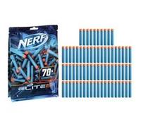 NERF - Elite 2.0 - Recharge de 70 flechettes en mousse Nerf Elite 2.0 officielles, compatibles avec les blasters Nerf Elite G