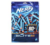 Nerf Elite 2.0, recharge de fléchettes, 80 fléchettes Nerf Elite pour les blasters Nerf qui utilisent les fléchettes Elite, jeux