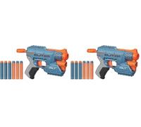 Nerf Elite 2.0 Volt SD-1 - Blaster à fléchette à avec Faisceau de visée Lumineux, Rangement pour 2 fléchettes et 2 Rails Tactiques, 6 fléchettes Nerf Officielles incluses, 8 Ans et Plus, Multicolore