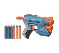 Nerf Elite 2.0 Volt SD-1 - Blaster à fléchette à avec Faisceau de visée Lumineux, Rangement pour 2 fléchettes et 2 Rails Tactiques, 6 fléchettes Nerf Officielles incluses, 8 Ans et Plus, Multicolore