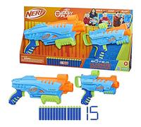 Nerf Elite Junior Ultimate Starter Set, 2 Blasters, 15 fléchettes Nerf Elite