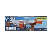Nerf Fortnite DG Dart Blaster - Tambour Rotatif à 15 fléchettes, Action de Pompe, 15 fléchettes Officielles Nerf inspirées du Blaster utilisé dans Les Jeux vidéo Fortnite