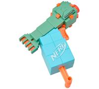 Nerf MicroShots Minecraft - F4422 - Guardian Mini Blaster, Comprend 2 fléchettes Officielles Nerf Elite, poignée d'amorçage
