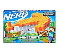 Nerf Minecraft arbalète à fléchettes Pillager's Crossbow, avec 3 fléchettes Nerf Elite