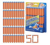 Nerf N Series, Recharge de 50 Fléchettes N1, Fléchettes en Mousse Compatibles avec Les Blasters Nerf N Series, Jouet pour Enfants et Familles, Dès 8 Ans