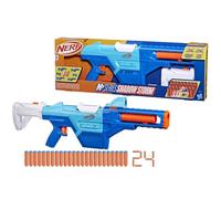 Nerf N Series Shadow Storm Dart Blaster, Stock, Visée, 24 Fléchettes Compatibles, Cadeaux pour Enfants à partir de 8 Ans