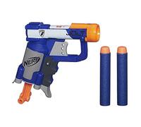Nerf N-Strike Elite Jolt Blaster, Noir - Micro Taille, Puissance furtive, 2 fléchettes Elite, Pistolet Jouet pour Enfants, A0707EU6