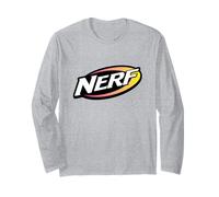 Nerf Orange and Red Big Chest Logo Manche Longue