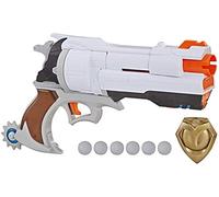 NERF Overwatch McCree Rival Blaster with Die Cast Badge & 6 Overwatch Rival Rounds
