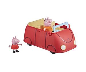 Nerf Peppa Pig Peppa’s Adventures Voiture Rouge familiale, Jouet préscolaire avec Phrases et Effets sonores, dès 3 Ans unisex - Multicolore