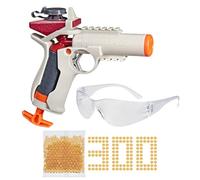 Nerf Pro Gelfire Ignitor Blaster | Lanceur d'eau Haute Performance avec 300 Ronds hydratés et Lunettes de Protection | Capacité de 60 Tours | Jouet d'extérieur pour garçons, Filles et Adultes de 14