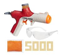 Nerf Pro Gelfire Twist Shot Blaster, 150 FPS, 5 000 Cartouches Gelfire, apprêt T-Pull, trémie Ronde intégrée 80, Lunettes, à partir de 14 Ans
