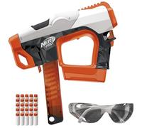 Nerf Pro Sender Blaster de fléchettes semi-automatique, 150 FPS, 30 fléchettes Nerf Pro demi-longueur, 15 fléchettes de fléchettes, lunettes, cadeaux pour adolescents, 14 ans et plus