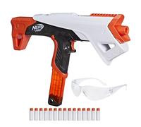 Nerf Pro Torrent Blaster de Fléchettes Demi-Longueur, 150 FPS, 15 Fléchettes, Chargeur, Action de Pompe, Lunettes, Cadeaux pour Adolescents, 14 Ans et Plus