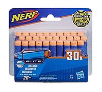 Nerf Recharge de 30 fléchettes Elite Elite officielles pour blasters N-Strike Elite, Accustrike, Zombie Strike et Modulus