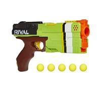 Nerf Rival Kronos XVIII-500 Blaster, Charge par Culasse, 5 Tours rivaux, Action à Ressort, Vitesse 90 fps Vert, exclusivité Amazon