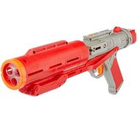 Nerf Star Wars Imperial Death Trooper Deluxe Dart Blaster, The Mandalorian, Blaster Sounds, Effets de lumière, 3 fléchettes Nerf phosphorescentes