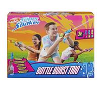 Nerf Super Soaker Bottle Burst Trio, 3 Blasters à Eau à Pompe | Bouteilles Amovibles, capacité de 120 ML | Jouets d'extérieur pour Enfants | dès 6 Ans