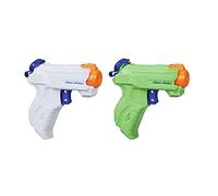 Nerf Super Soaker Pistolet à Eau ZipFire - 2 Pistolets à Eau Compactes pour Enfants à partir de 6 Ans, Unisex