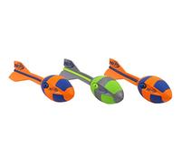 Nerf Vortex Aero Howler Ballon de Football Unisexe pour Enfant 2 x Orange et 1 x Vert 32 cm