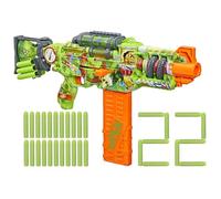 Nerf Zombie Corrupter, Blaster à fléchette, Jeu Halloween, fléchettes en Mousse, Vert et Orange, à partir de 8 Ans