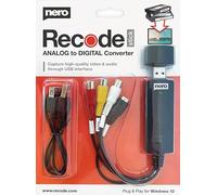 Nero Enregistreur vidéo | Numérisation VHS en USB | DVD vers PC | Capture analogique numérique | S-VHS | Hi8 | Super 8 | Windows 11/10 | MacOS