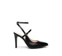 Nero Giardini E307030DE Chaussures pour Femmes Noires décolleté Talon Bride d'orteil 37