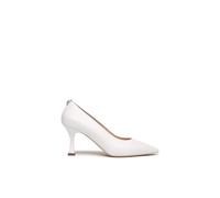 Nero Giardini E307081DE Chaussures pour Femmes Blanches Talon décolleté Bout en Cuir 38