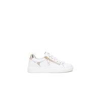 Nero Giardini E513001D Sneakers Femme en Cuir Et Matière Technique - Blanc 38 EU