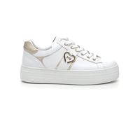 Nero Giardini E513022D Sneakers Femme en Cuir - Blanc 41 EU