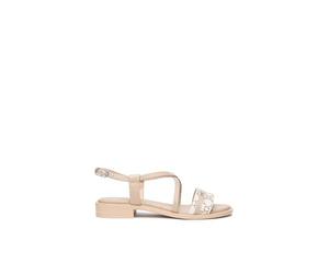 Nero Giardini E513403D Sandales Femme en Cuir - Beige 35 EU
