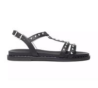 Nero Giardini E513480D Sandales Femme en Cuir - Noir 36 EU